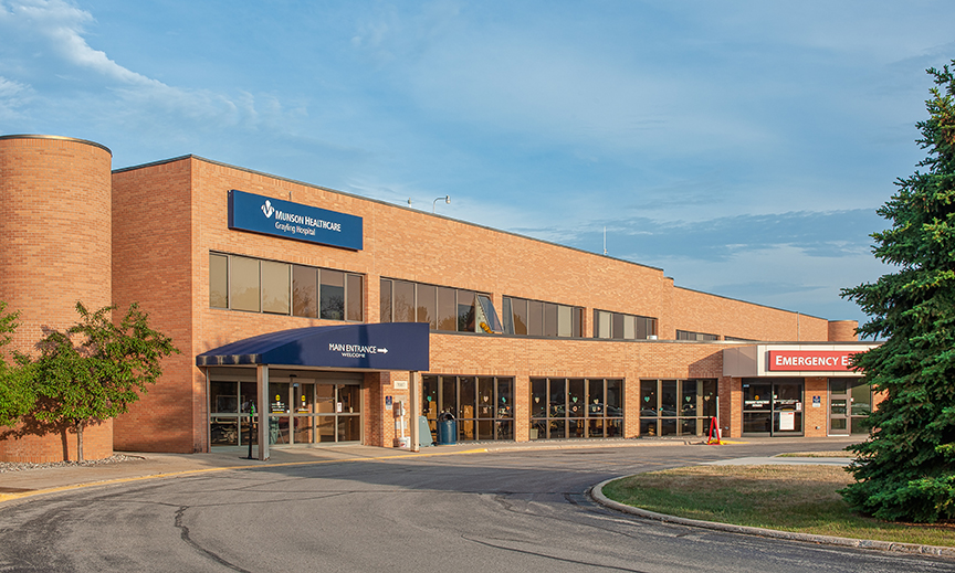 exterior photo of grayling hospital