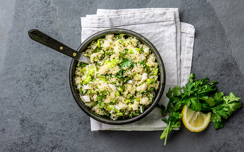 Asparagus and quinoa salad