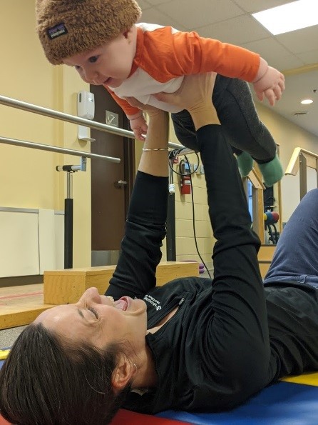 Workout with baby Munson Healthcare