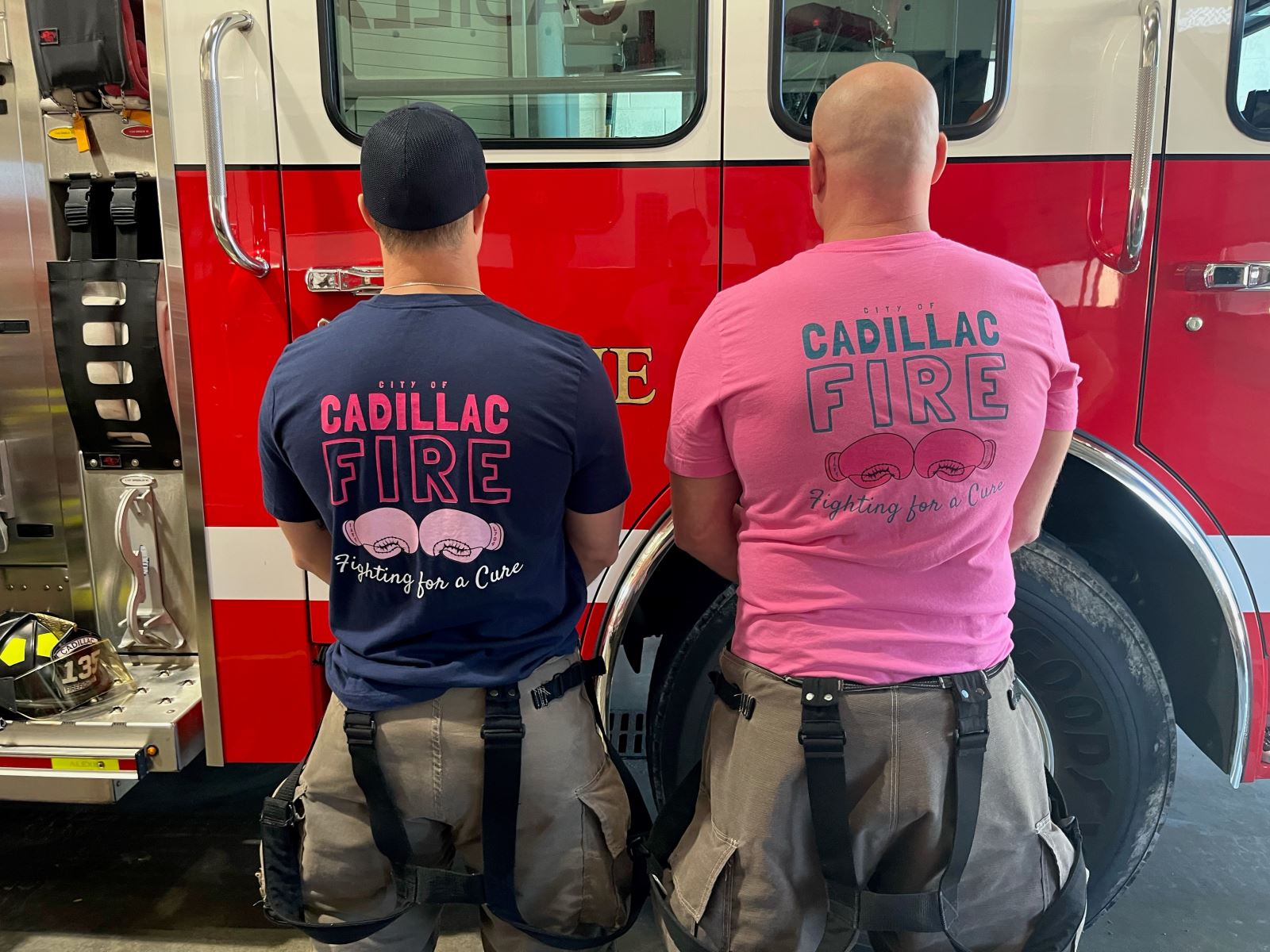 cadillac fire department fundraiser shirts